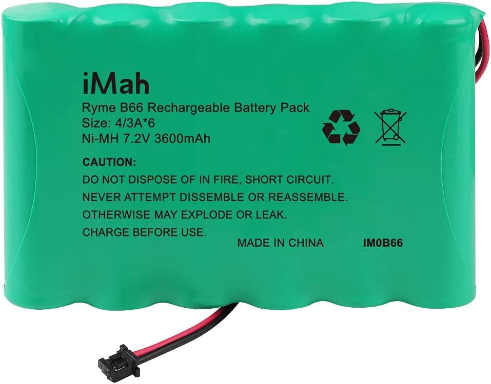 iMah Replacement for DSC Impassa 9057 Battery 6PH-H-4/3A3600-S-D22 7.2V 3600mAh 17000152 SCW-BATTERYHC Alarm System, Ryme B66 Recently Upgraded