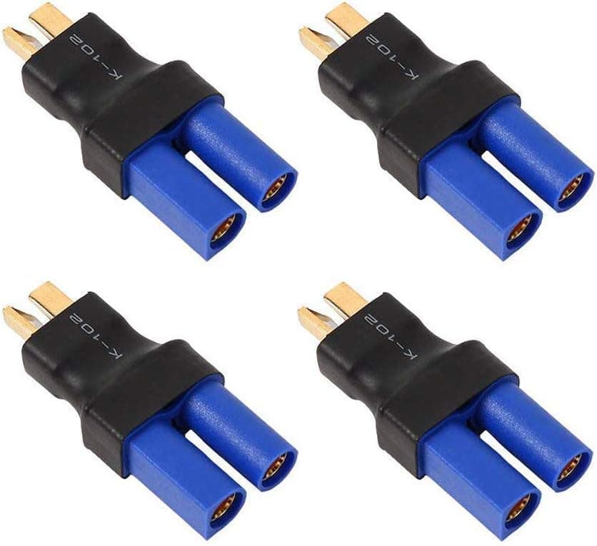 Youme Deans T Male To EC5 Female Plugs Conversion Adapter for RC LiPo Battery FPV DIY Models(4pcs/lot)