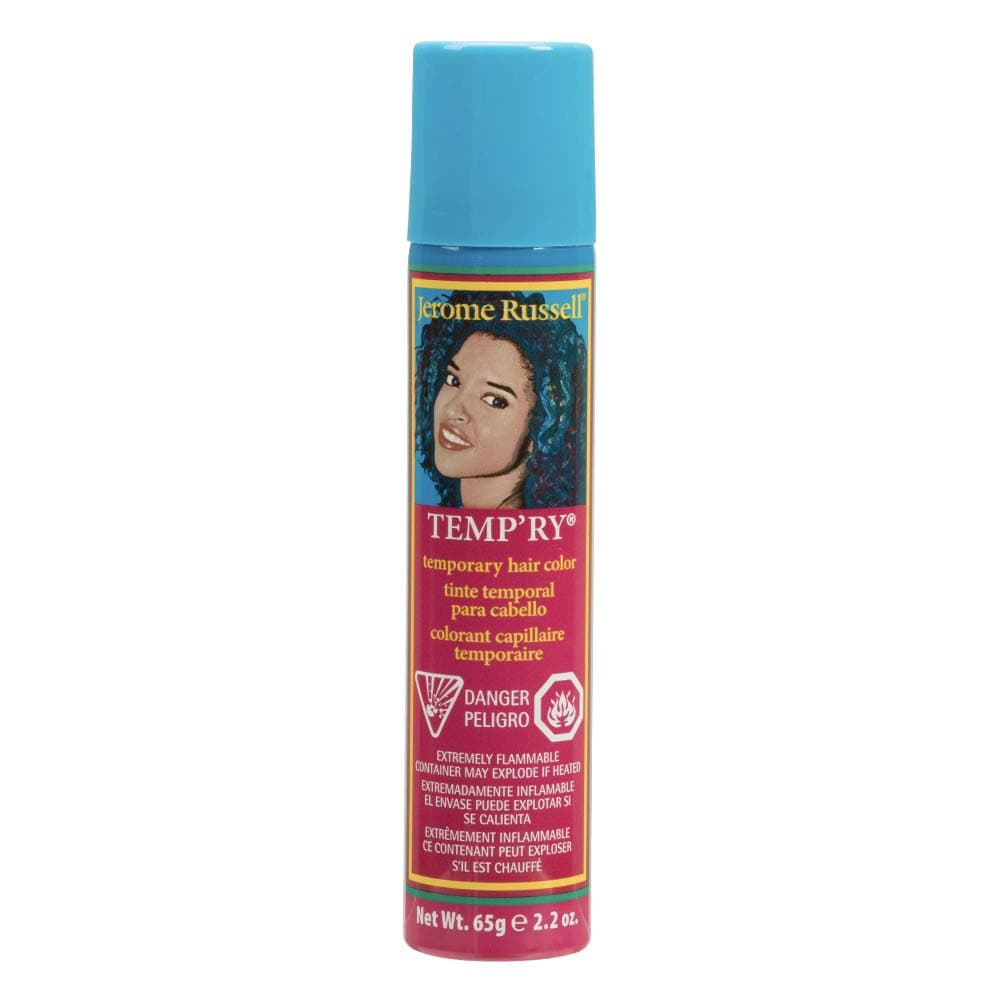 Jerome Russell Temporary Hair Color Spray, Pink - Intense Spray-On Temporary Hair Color, Fast-Drying, Non-Sticky, Travel Size Hair Dye for Instant Vivid Hair Color, 2.2 oz