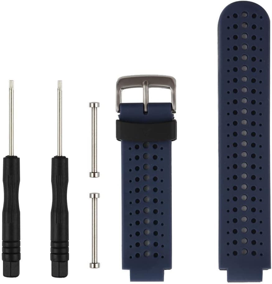 Baaletc for Garmin Approach S20 S5 S6 Watch Bands Replacement Colorful Strap Wristband Accessories for Approach S20 Smartwatch (navy-black)