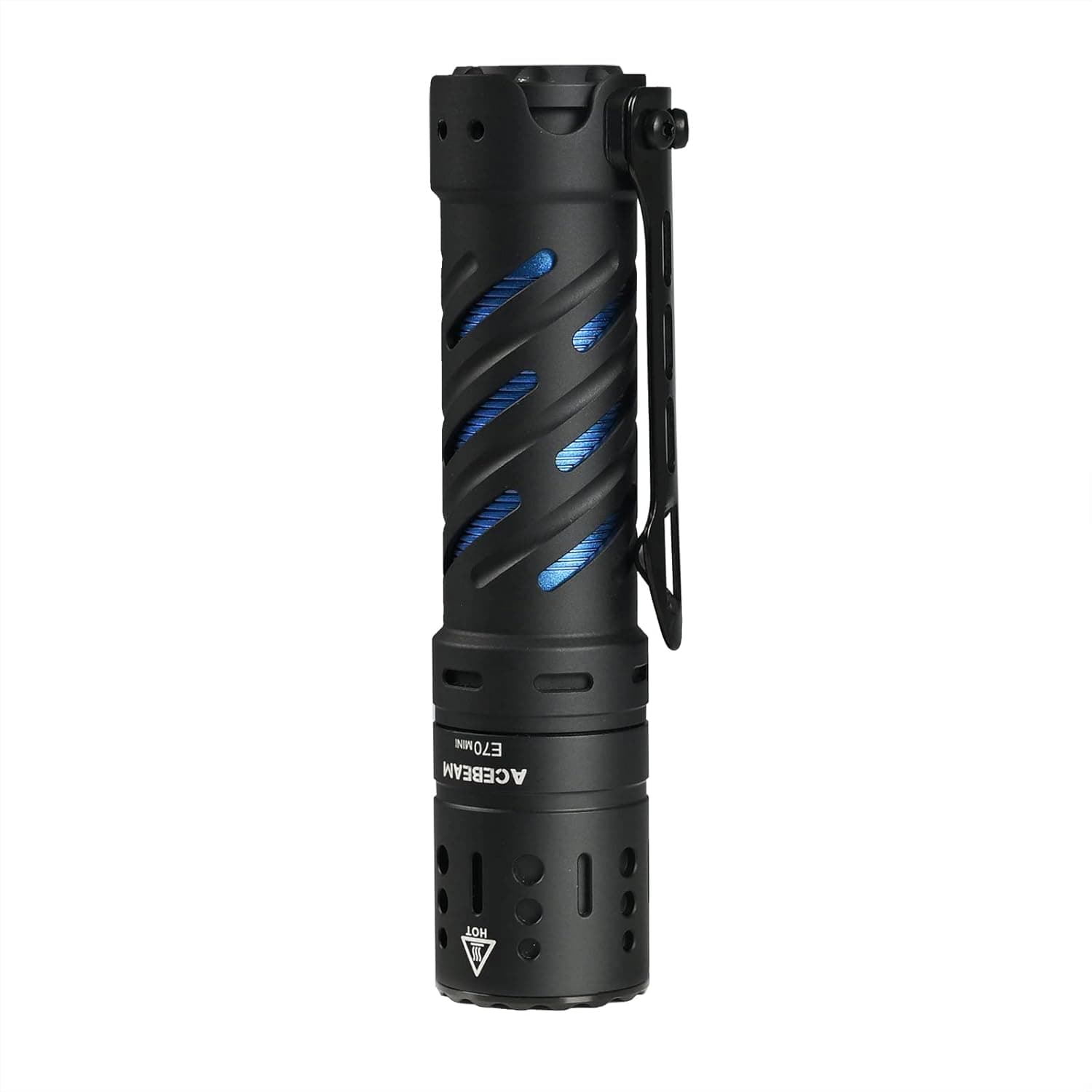 ACEBEAM E70 MINI - High CRI 90+ EDC Flashlight 2000 Lumens 5000K Super Uniform & Smooth Spot, USB C Rechargeable Small Pocket Flashlights IP68 Waterproof Tail Switch LED Flash Light for Everyday Carry