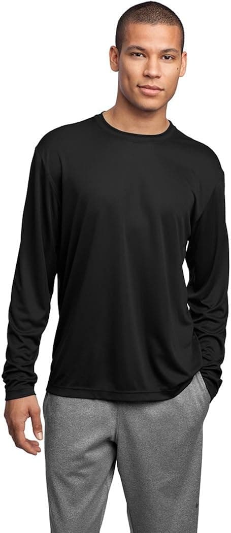 Sport-Tek Tall Long Sleeve Competitor Tee. TST350LS, Black, X-Large Tall