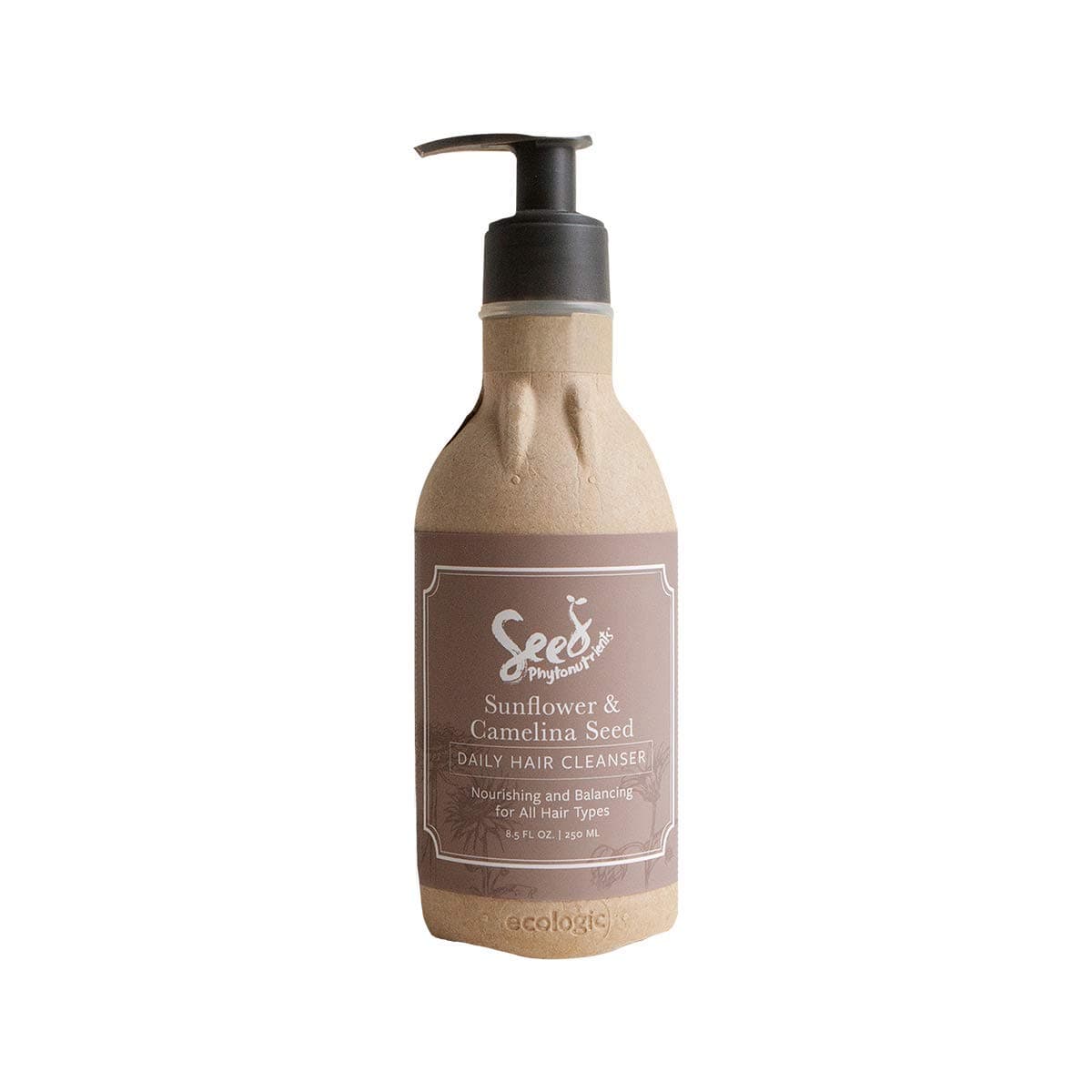 Seed Phytonutrients Daily Hair Cleanser - Natural and Organic, Paraben-Free, Sulfate Free 8.5 oz.