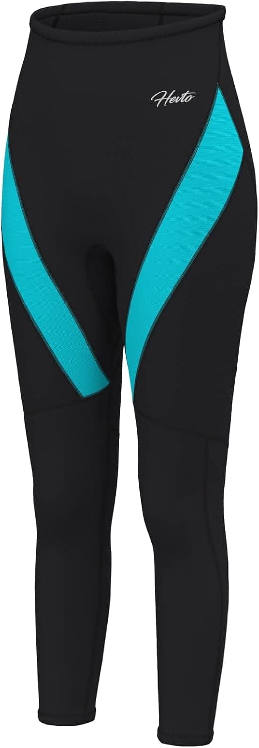 Hevto Wetsuits Pants Men and Women 3mm Neoprene Surfing Kayak SUP Keep Warm for Water Sports