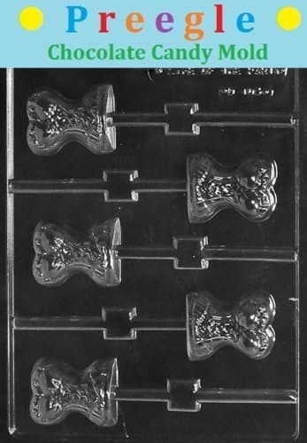 Preegle D105 Corset Lollipop Sucker Chocolate Candy Mold with Molding Instructions