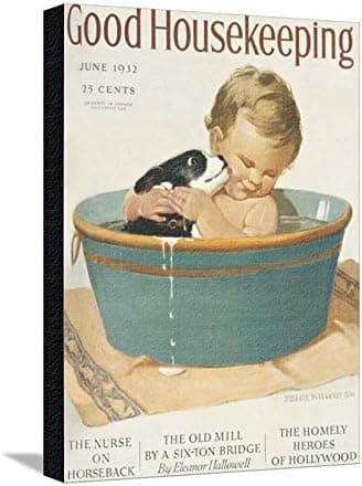 Canvas Print Wall Art 'Good Housekeeping, June, 1932' , 18x24 in