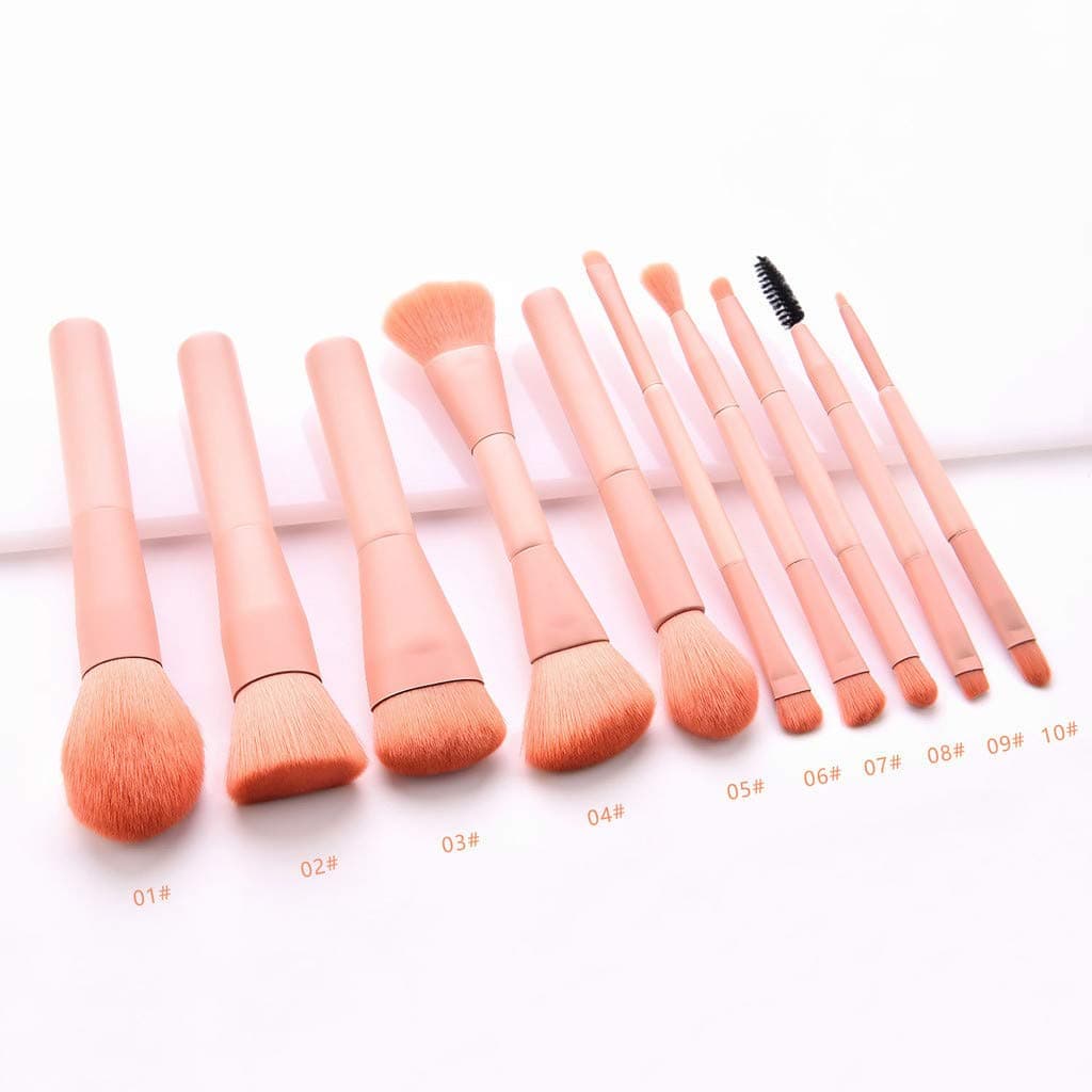 D-XinXin Makeup Brushes Sets, 1 Pieces Professional Cosmetics Makeup Brush Kits, Eye Shadow, Concealer, Eyebrow, Foundation, Powder Liquid Cream Blending Make Up Brushes with Premium Wooden Handles
