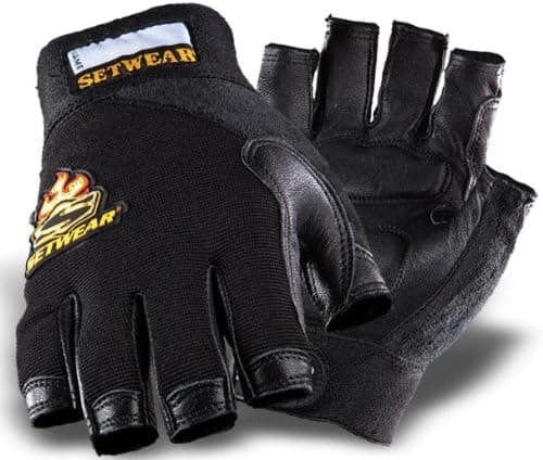 Setwear Leather Fingerless Glove Medium