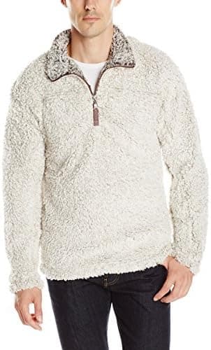 True Grit Men's Frosty Tipped Pile 1/4 Zip Pullover