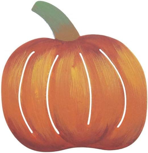 The Round Top Collection - Pumpkin Magnet, Set of 3 - Metal
