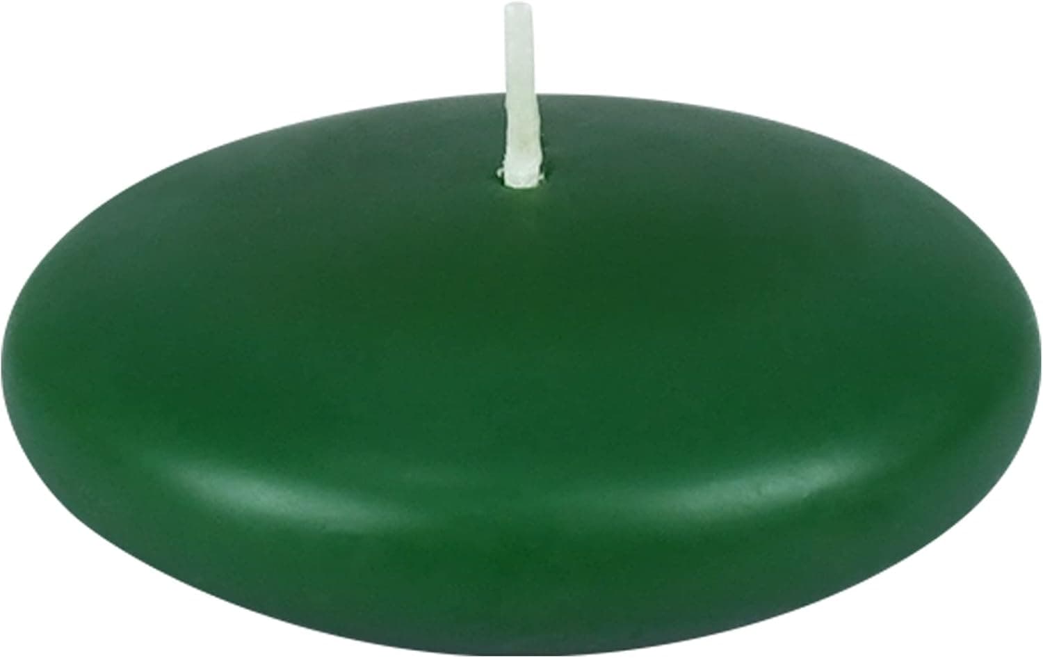 Zest Candle 12-Piece Floating Candles, 3-Inch, Hunter Green