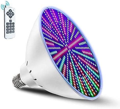 Toolzy 12V 35W LED Pool Light with Remote Control Color Changing Bulb Replacement for Inground Pool