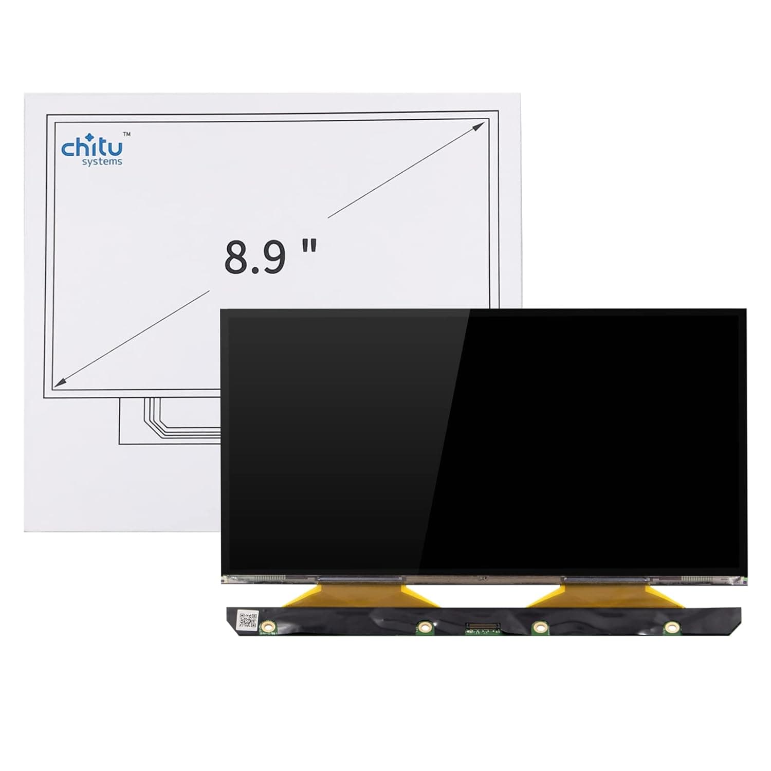 TM089CFSP01 8.9 Inches Monochrome LCD Screen for Anycubic Photon Mono X Replacement, Use with Your Original Cable, 4K Printing Screen with 3840x2400 Resolution(Type 2-TM089CFSP01)