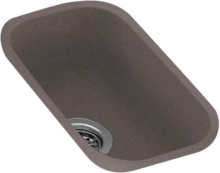 Swanstone MF2F-010 Veritek Double Bowl Free Standing Utility Sink, 23.375-in L X 45.375-in H X 33.625-in H, White