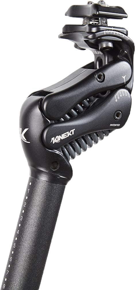 Kinekt Bike Suspension Seatpost, Lightweight Alloy Seat Post for Road, Gravel and E-Bikes, Adjusts to Match Weight and Riding Style, Quick and Easy Set-up (Weight: 150-200lb | Post: 25.4 x 350mm)