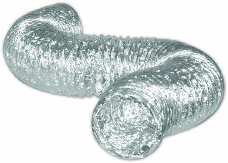 Flexible Aluminum Ducting for Ventilation (4 Inch x 25 Feet)