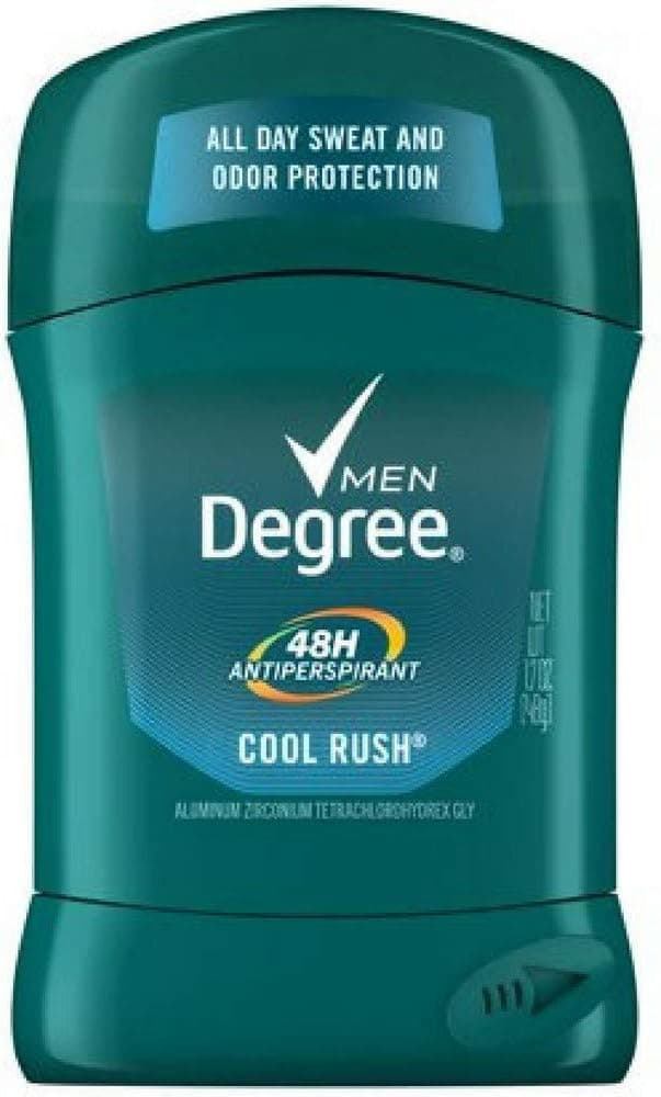 Degree Men Antiperspirant, Cool Rush 1.7 oz (Pack of 6)