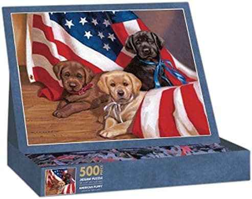 Lang American Puppy by Jim Lamb Puzzle (500-Piece)