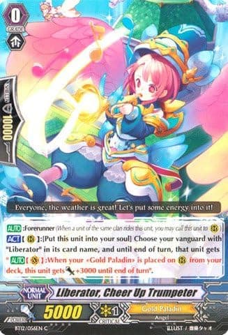 Cardfight!! Vanguard TCG - Liberator, Cheer Up Trumpeter (BT12/056EN) - Binding Force of the Black Rings
