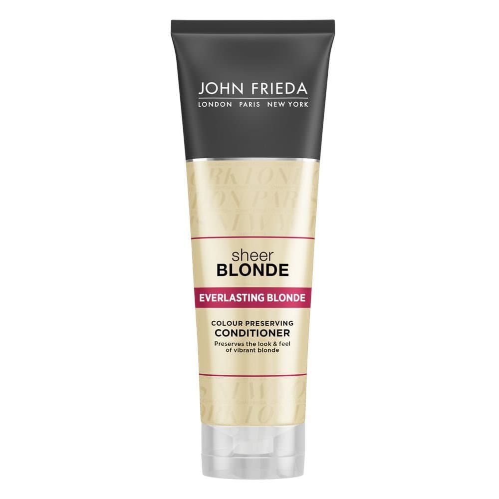John Frieda Sheer Blonde Everlasting Blonde Conditioner, Long-Lasting Blonde Color, 8.45 Ounces (Pack of 6), with Safflower Oil and Bergamot Extract
