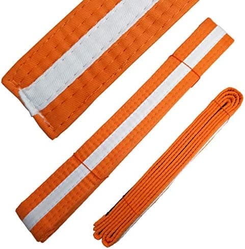 Ace Martial Arts Supply White Stripe Color Belts