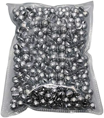 L PATTERN 500pcs Round Split Shot Sinker Removable Fishing Weight Sinkers Fishing Sinkers