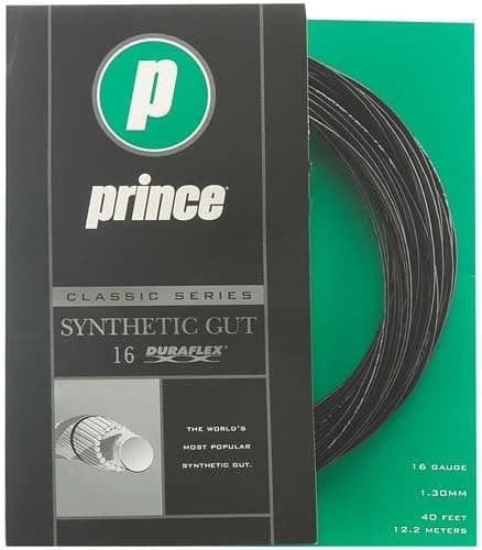 Prince Synthetic Gut with Duraflex 16g White Tennis String
