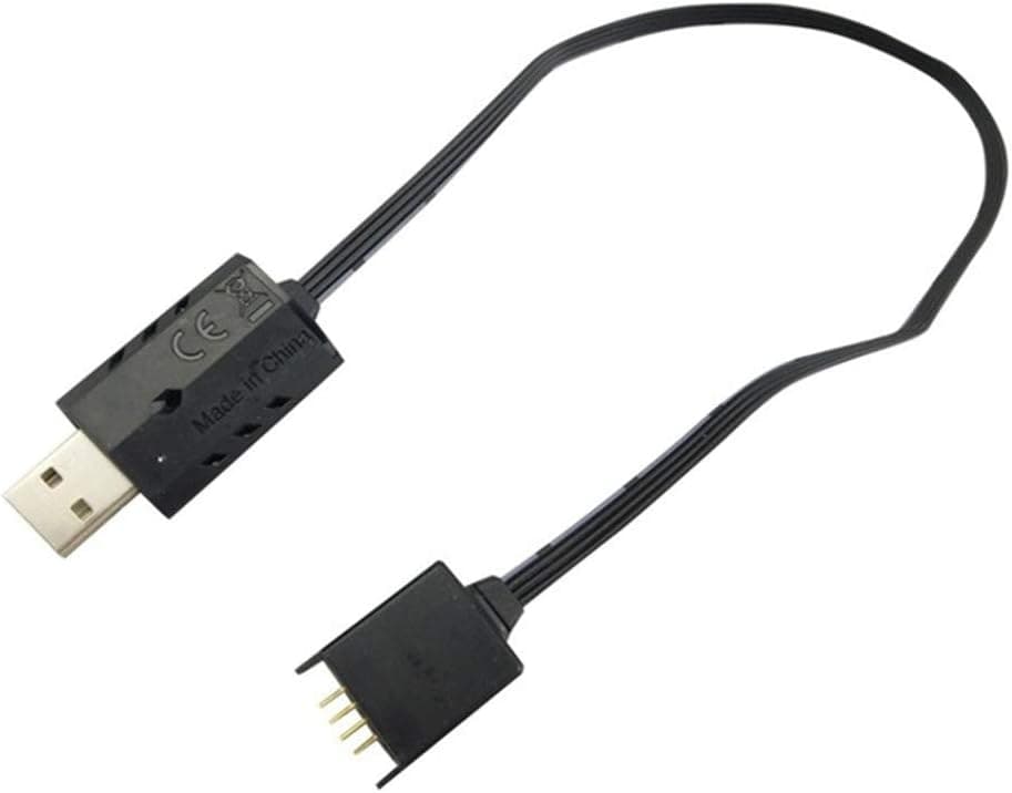 Black USB Charging Cable Compatible with UDI U818A Plus U49W U49C, New UDI U818A Plus U49W U49C AA818 Quadcopter Spare Parts Drone Lithium Battery Charging Cable by GorNorriss