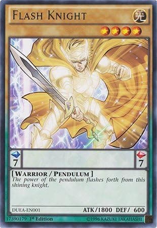 YU-GI-OH! - Flash Knight (DUEA-EN001) - Duelist Alliance - Unlimited Edition - Rare