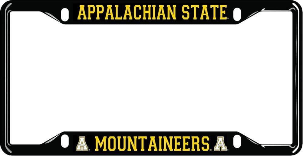 NCAA License Plate Frame Black