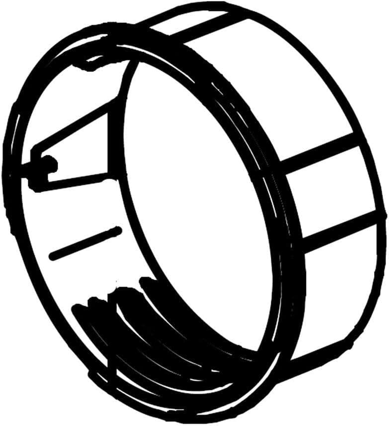 5304518155 Room Air Conditioner Exhaust Hose Connector Genuine Original Equipment Manufacturer (OEM) Part