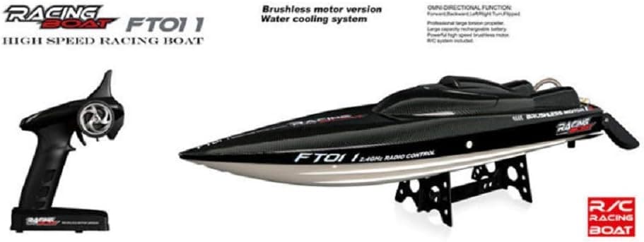 Largest 25.5' Inches Racing High Speed Boat Brushless Motor Ultimate Version 2.4G 4CH 55KM/H Excellent Configuration Hobbies Player Adult Feilun FT011 RC Remote Control Boat