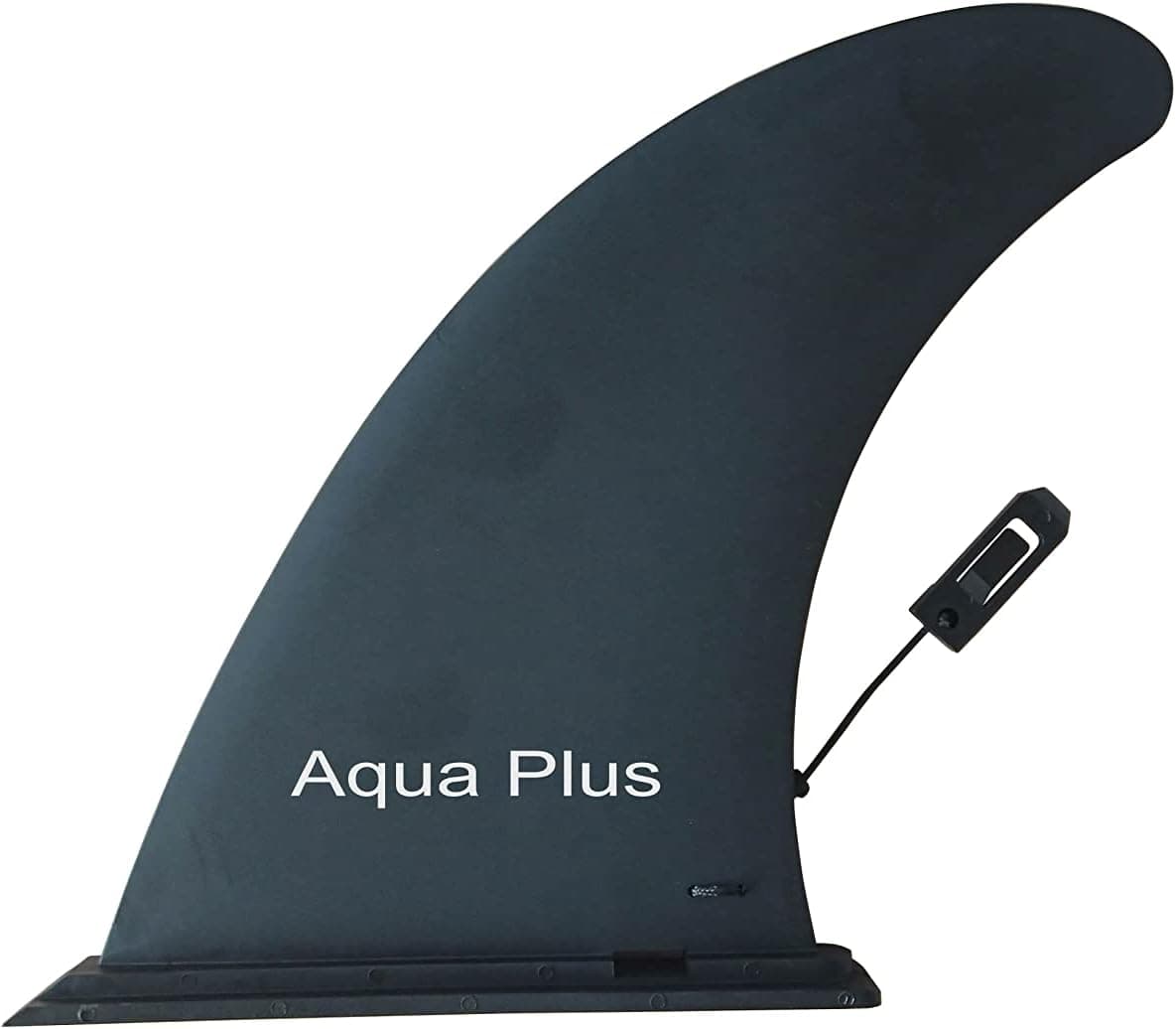 Aqua Plus Inflatable SUP Center Fin Paddle Board Set Fins (Black, 9inch)