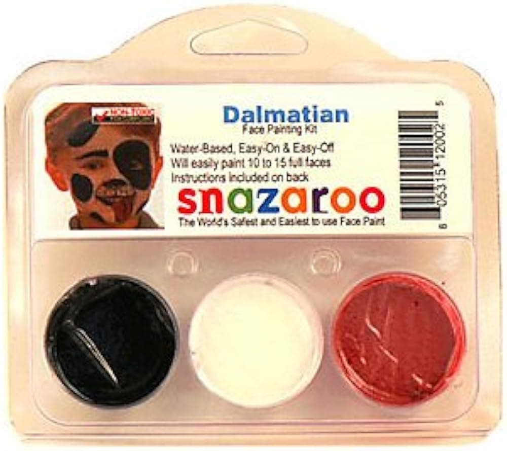 Snazaroo Dalmatian Face Painting Kit