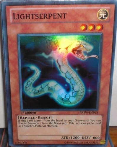 Yugioh Photon Shockwave Lightsperpent Super Rare