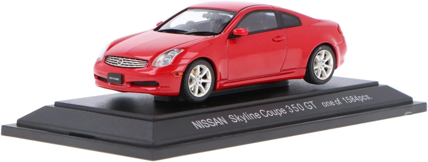 Nissan Skyline Coupe 350GT (Infiniti G35) Red 1/43 Scale Diecast Model by EBBRO