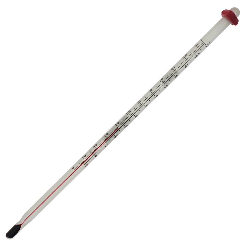 Home Brewing Thermometer for Brewing Wine and Beer - Glass Thermometer for Homebrew - Wine and Beer Making Equipment