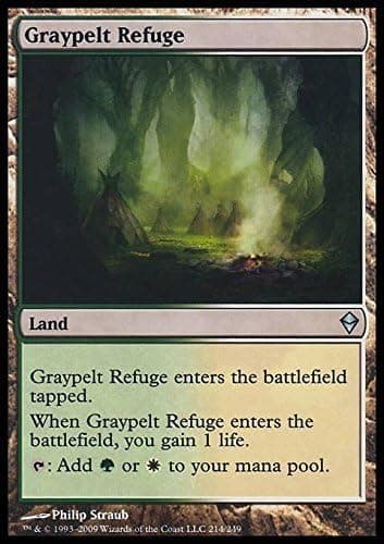 Magic The Gathering - Graypelt Refuge (214) - Zendikar