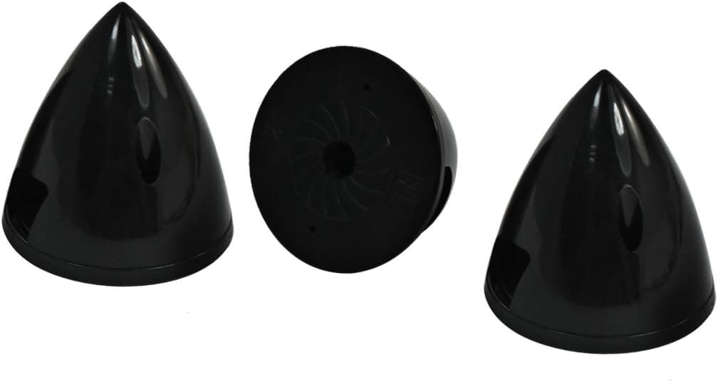 uxcell 3pcs RC Remote Control Airplane Propeller Spinner 57mm/2.25" Black