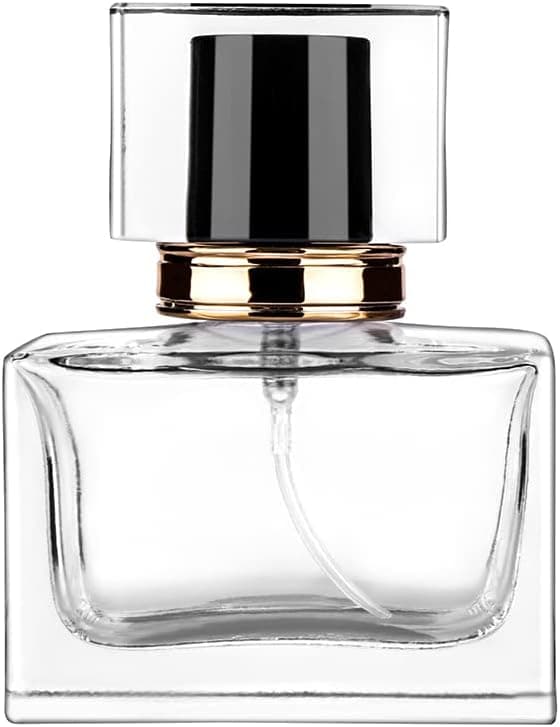 Hydior Perfume Bottles, 1oz Perfume Atomizer, Mini Clear Spray Bottle With Black Sprayer 1oz/30ml