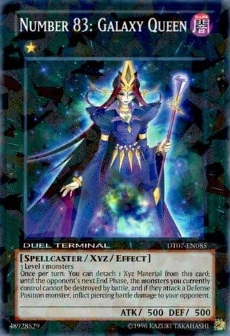 YU-GI-OH! - Number 83: Galaxy Queen (DT07-EN085) - Duel Terminal 7B - Duel Terminal Edition - Parallel Rare