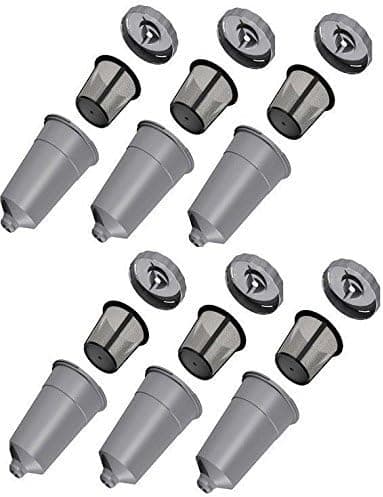 6-Pack ValueCafe Coffee Filter for Keurig-Replacement for Keurig 5048 My K-Cup Reusable Coffee Filter