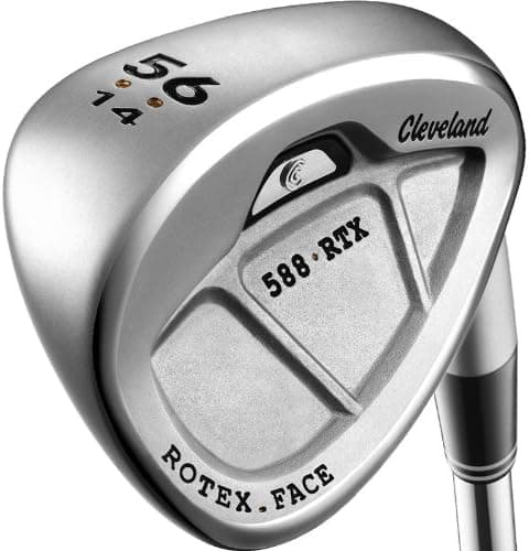 Cleveland Men's Golf 588 RTX Cavity Back Satin Chrome Wedge