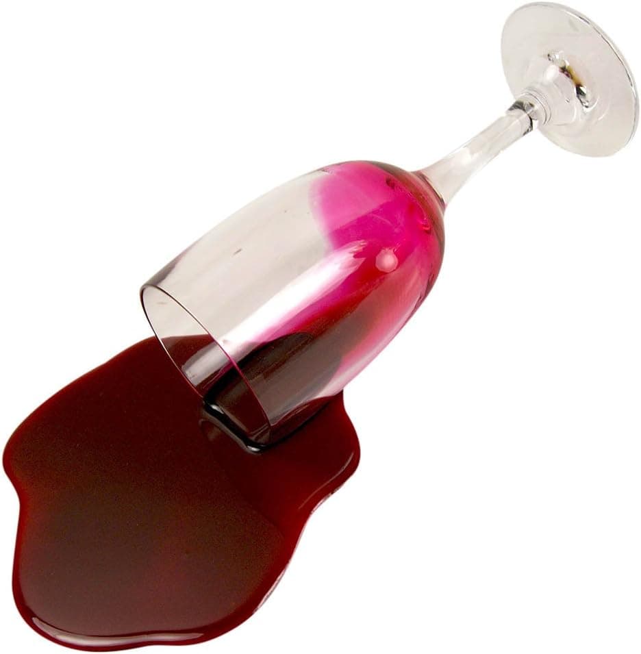 Fake Red Wine Spill - Great Gift for Wine Drinkers - Fake Spills