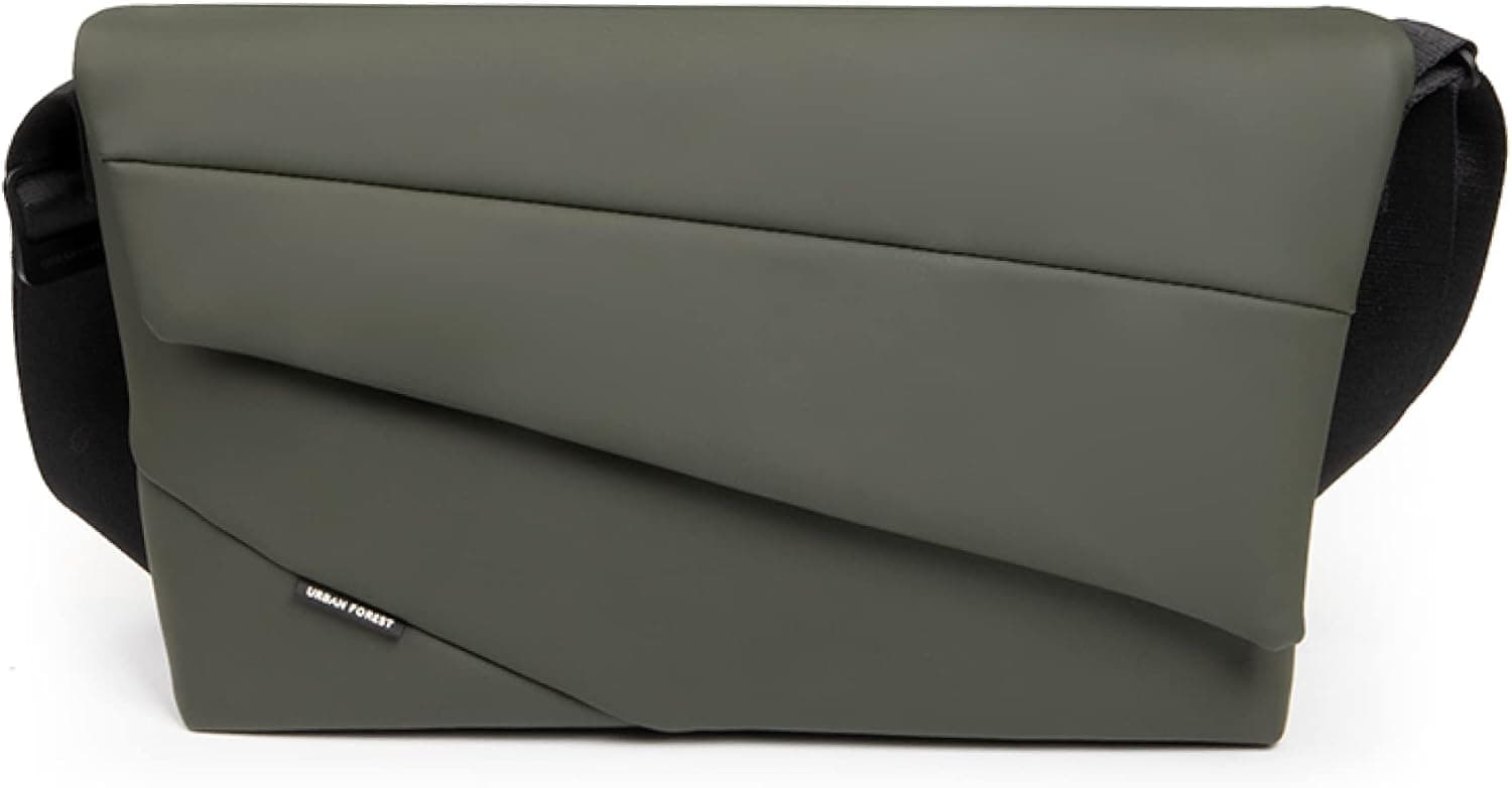 URBAN FOREST ipad Pro Messenger Bag,Hidden Magnetic Buckle, Crossbody Bag,Lightweight Tablet Shoulder Bag for School/Travel