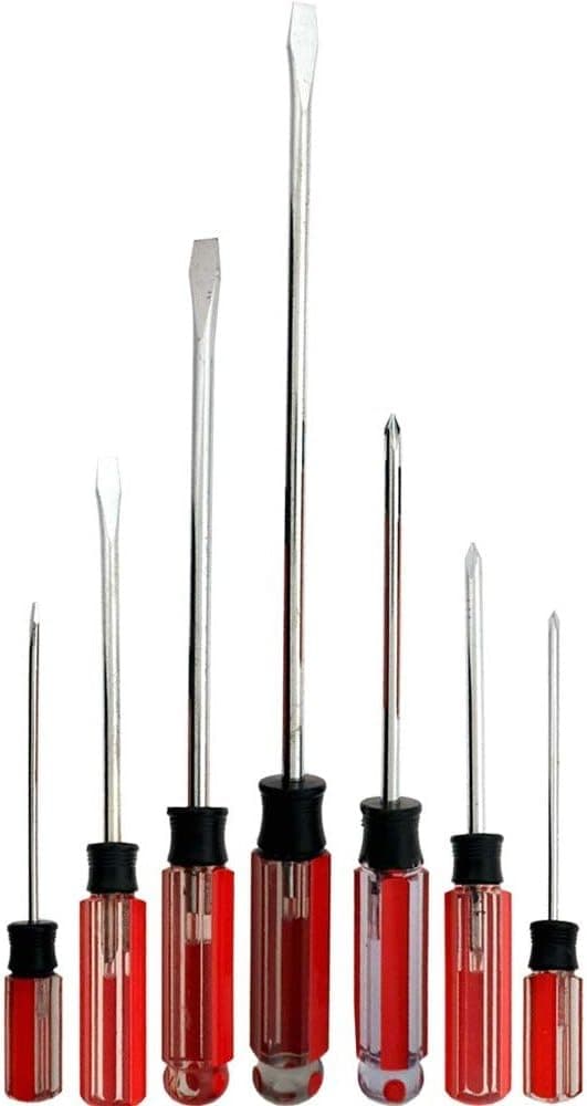 HAWK 7 Piece Screwdriver Set Featuring Philllips & Slotted - PS3700