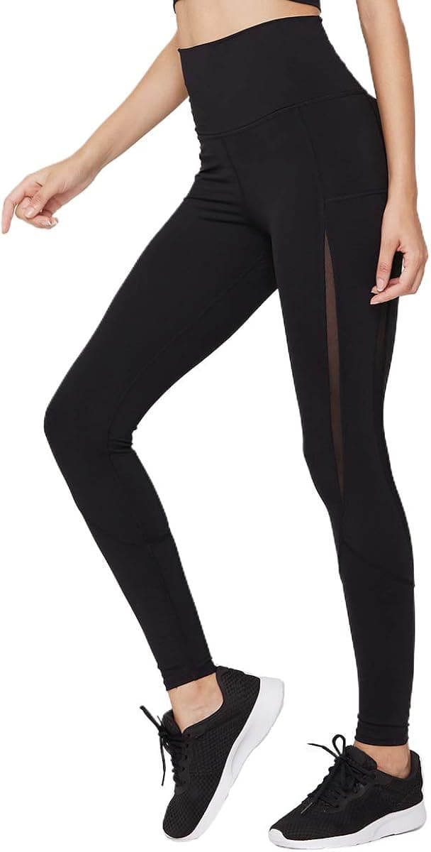 MAVOUR COUTURE High Waist Tummy Control Yoga Pants for Women Active Fitness Running Workout Leggings
