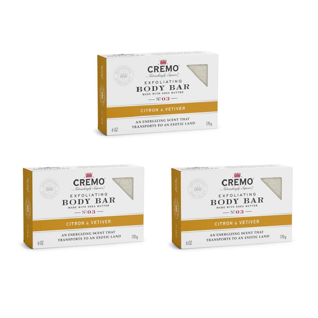 Baxter of California Deep Cleansing Body Soap Bar For Men, Charcoal Clay, 7 Ounce