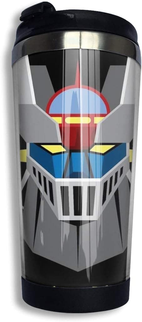 Mazinger Z-Color Coffee Travel Mug Cup Stainless Steel Vacuum Insulated Tumbler 13.5 Oz