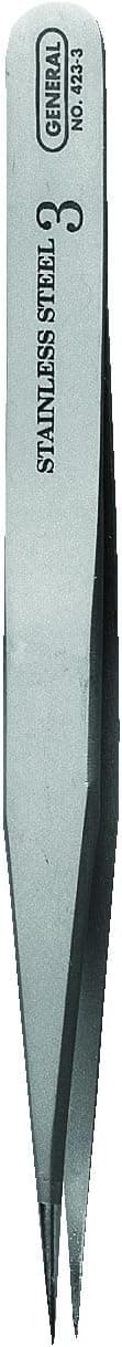 General Tools 423-3 4-5/8-Inch Very Fine Swiss Pattern Tweezers